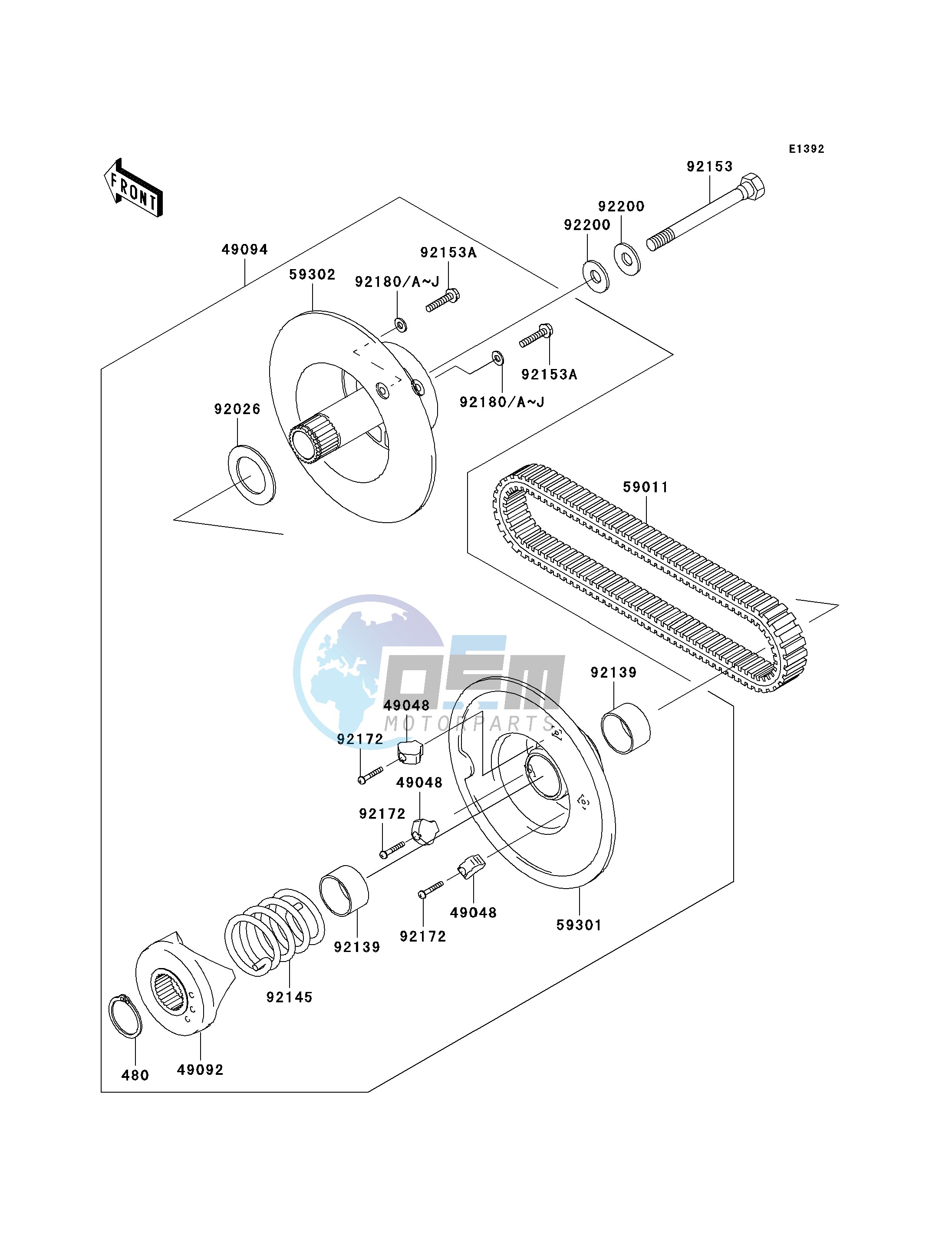 DRIVEN CONVERTER_DRIVE BELT