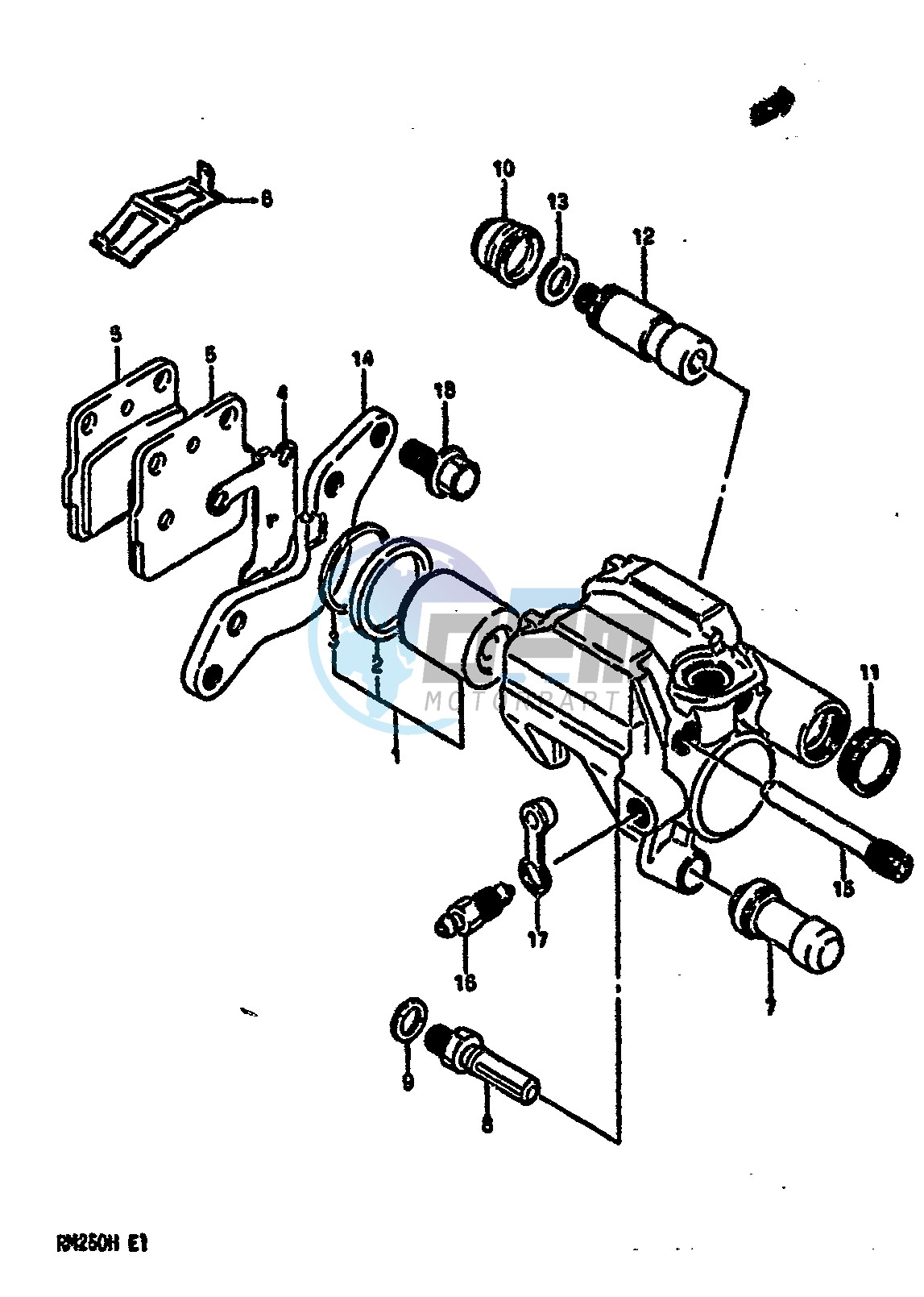 REAR CALIPERS (MODEL H)