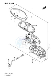 UH125 ABS BURGMAN EU drawing SPEEDOMETER