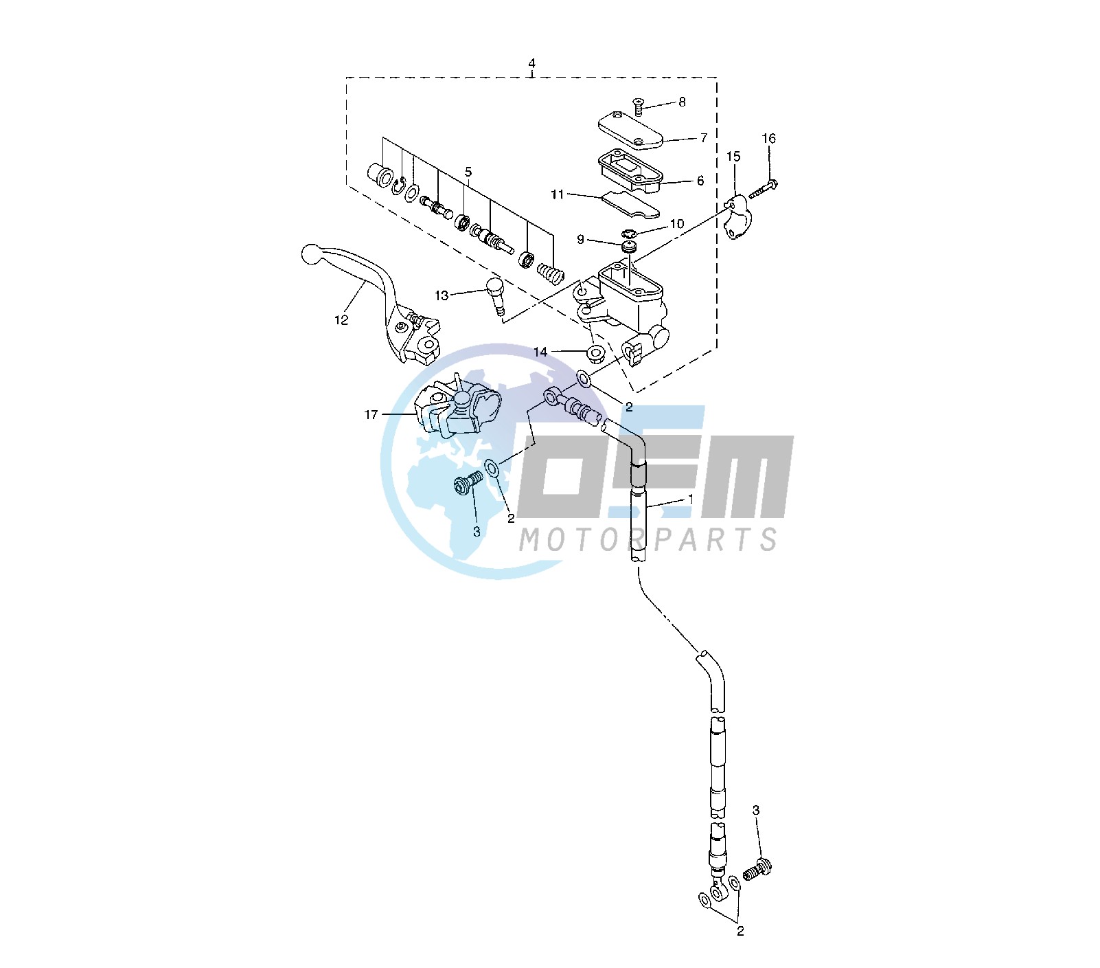 FRONT MASTER CYLINDER