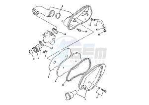 XC FLY ONE R 150 drawing INTAKE