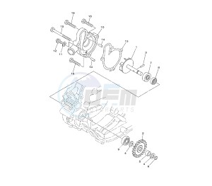 YZ LC 125 drawing WATER PUMP