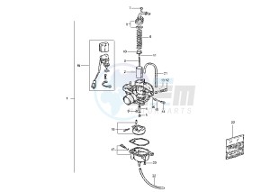 CS JOG R 50 drawing CARBURETOR