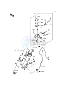 Z250SL ABS BR250FGF XX (EU ME A(FRICA) drawing Front Master Cylinder