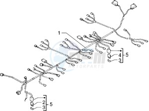 X9 125 drawing Cable harness