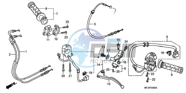 HANDLE LEVER/SWITCH/CABLE