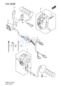 AN650Z ABS BURGMAN EXECUTIVE EU drawing HANDLE SWITCH