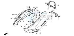 NSS250 JAZZ drawing BODY COVER