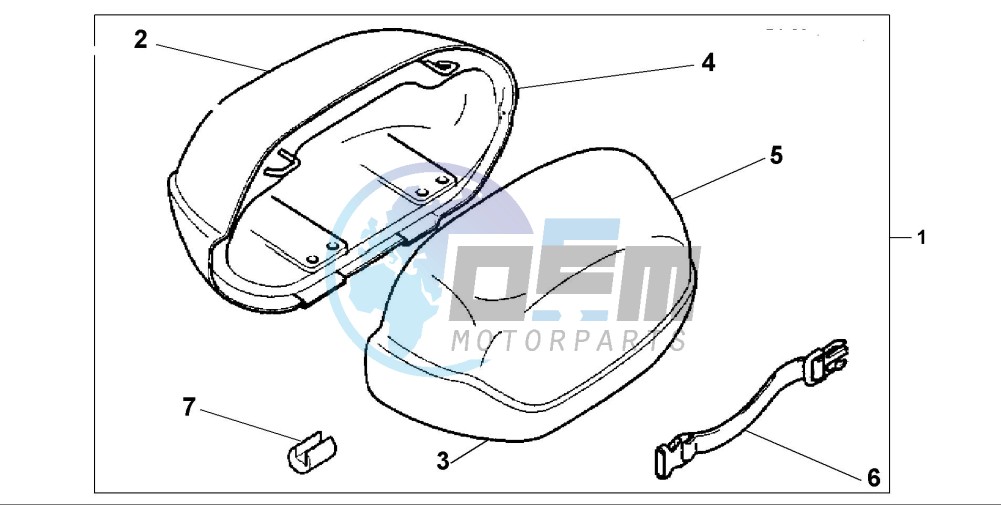 BIG SADDLE BAG LID