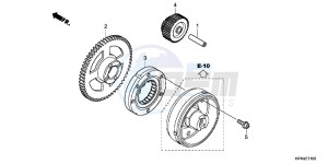 NC750SDH 2ED - (2ED) drawing STARTING CLUTCH