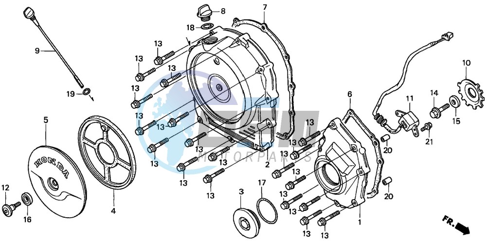 RIGHT CRANKCASE COVER