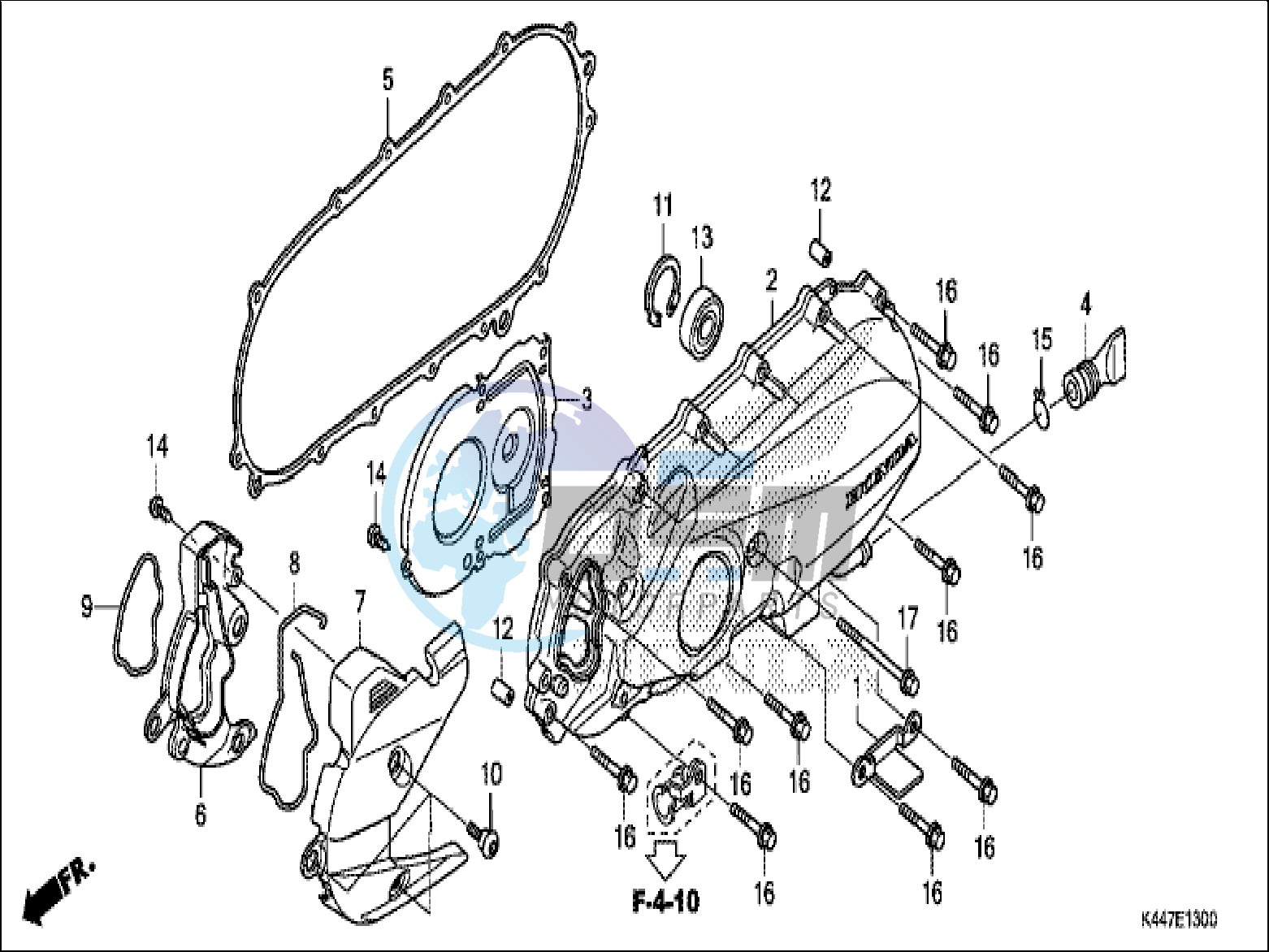 LEFT CRANKCASE COVER