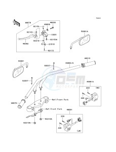 VN 900 C [VULCAN 900 CUSTOM] (7F-9FA) C9F drawing HANDLEBAR