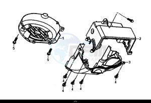 SYMPHONY ST 50 (25 KM/H) (XB05W4-NL) (E4) (L7-M0) drawing SHROUD ASSY