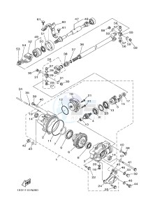 YXM700E YXM70VPHG VIKING EPS HUNTER (B427) drawing FRONT DIFFERENTIAL