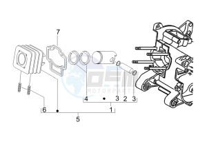 LXV 50 2T Navy drawing Cylinder - piston - wrist pin unit