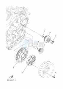 TRACER 700 MTT690-U (B5T1) drawing STARTER