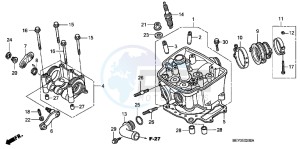 CRF450XD CRF450X Europe Direct - (ED) drawing CYLINDER HEAD