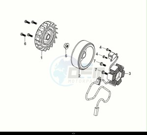 FIDDLE IV 50 (XG05W1-NL) (E5) (M1-M3) drawing AC GEN. ASSY