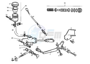 GPR R - 50 cc drawing REAR MASTER CYLINDER