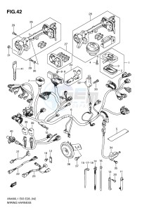 AN400 (E3-E28) Burgman drawing WIRING HARNESS (AN400L1 E33)