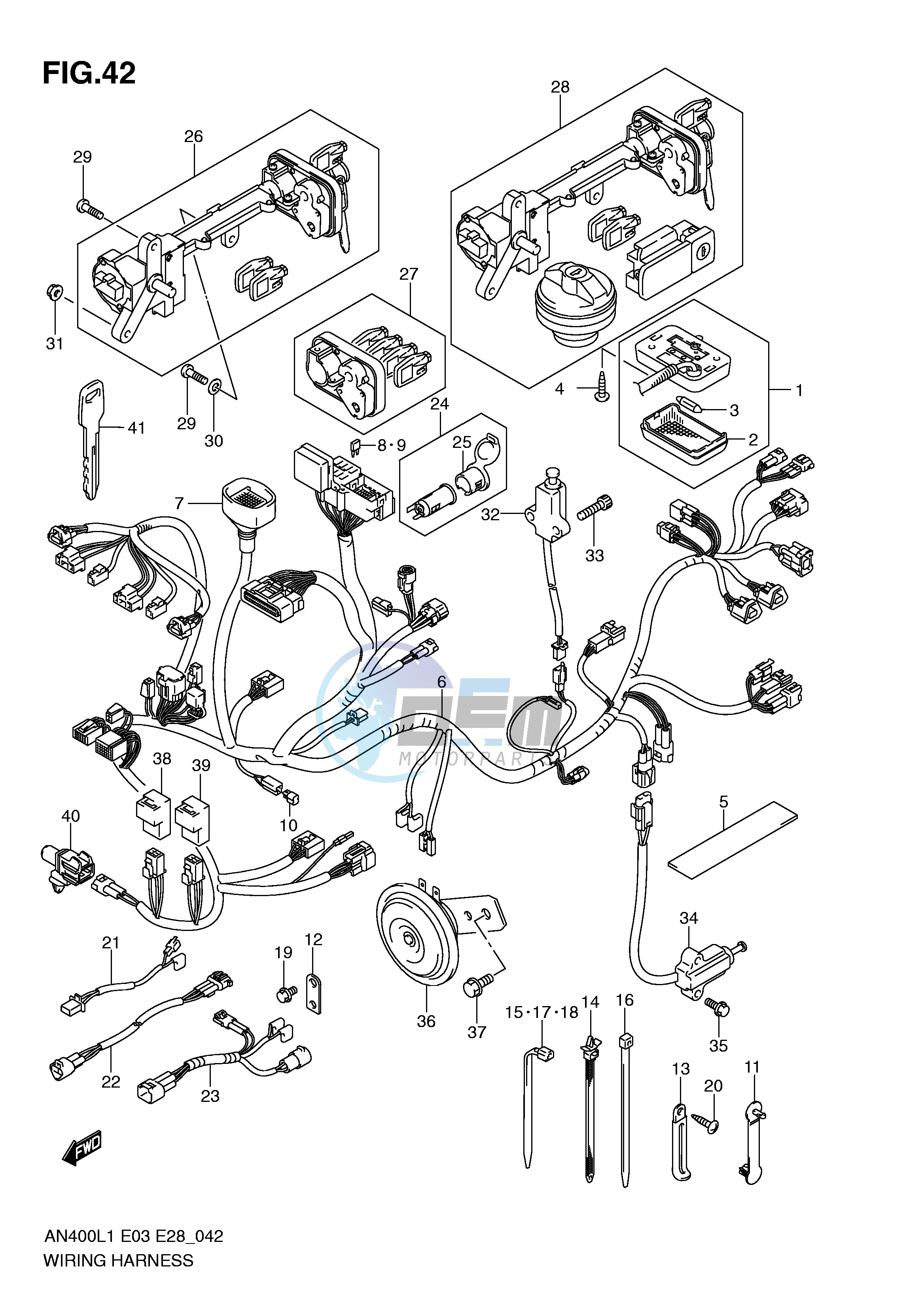 WIRING HARNESS (AN400L1 E33)