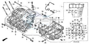 CBR1000RR9 UK - (E / MKH TRI) drawing CRANKCASE