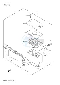 AN650 (E3-E28) Burgman drawing FRONT MASTER CYLINDER