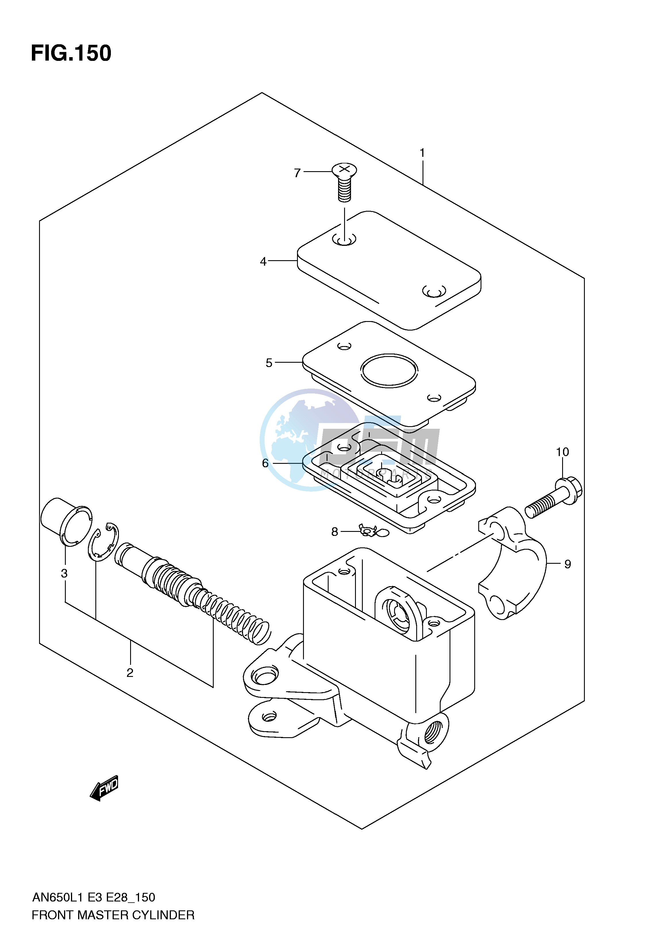 FRONT MASTER CYLINDER