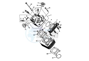 XT X 125 drawing CYLINDER HEAD