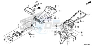 NC750SAG NC750S Europe Direct - (ED) drawing TAILLIGHT