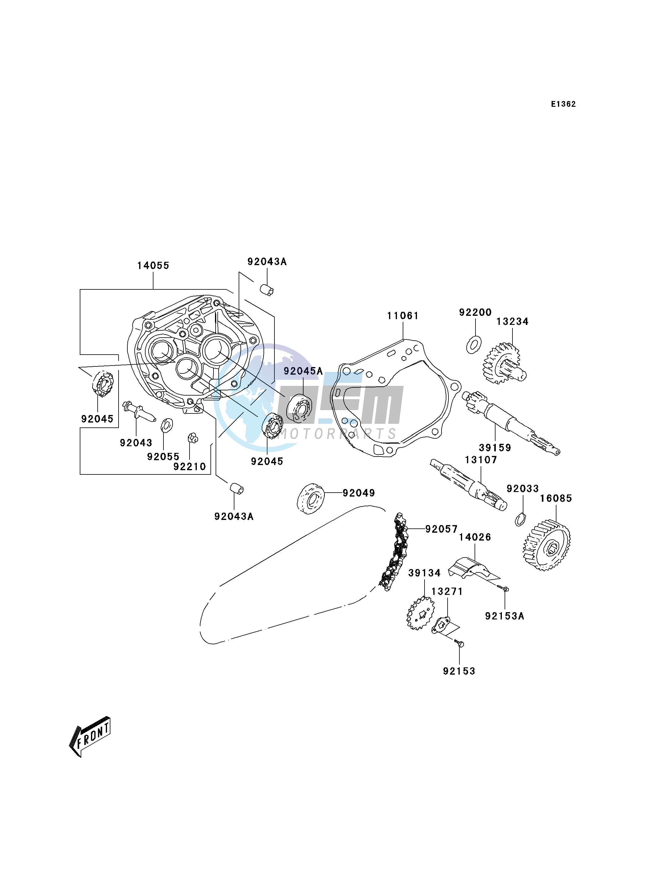 GEAR CHANGE DRUM_SHIFT FORK-- S- -