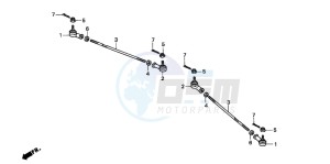 TRX90 SPORTRAX90 drawing TIE ROD