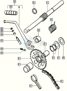 QUADRO_E-START_25-45kmh_K8-L0 50 K8-L0 drawing Starter mechanism