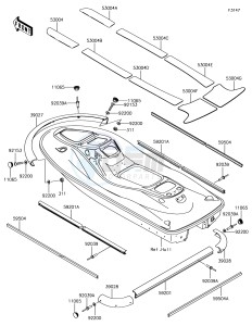 JET SKI STX-15F JT1500AJF EU drawing Pads