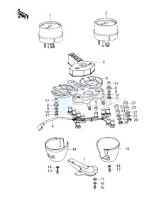 KZ 750 G [LTD II] (G1) [LTD II] drawing METERS