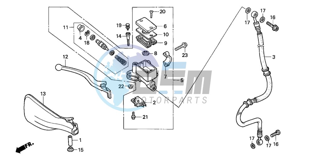 FR. BRAKE MASTER CYLINDER (2)