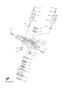 XJ6NA 600 XJ6-N (NAKED, ABS) (36BD 36BE) drawing STEERING