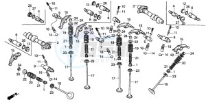 VT1100C2 drawing CAMSHAFT/VALVE