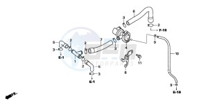 CBF600NA drawing AIR INJECTION CONTROL VALVE(1)