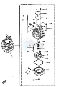 25V drawing CARBURETOR