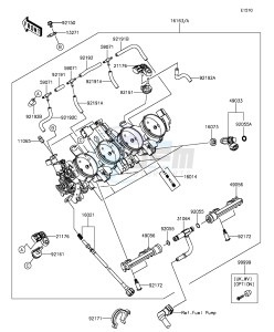 NINJA ZX-6R ABS ZX636FGF FR GB XX (EU ME A(FRICA) drawing Throttle