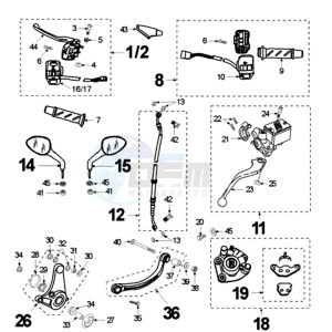 FIGHT LC FR drawing BRAKE SYSTEM