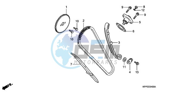 CAM CHAIN/TENSIONER