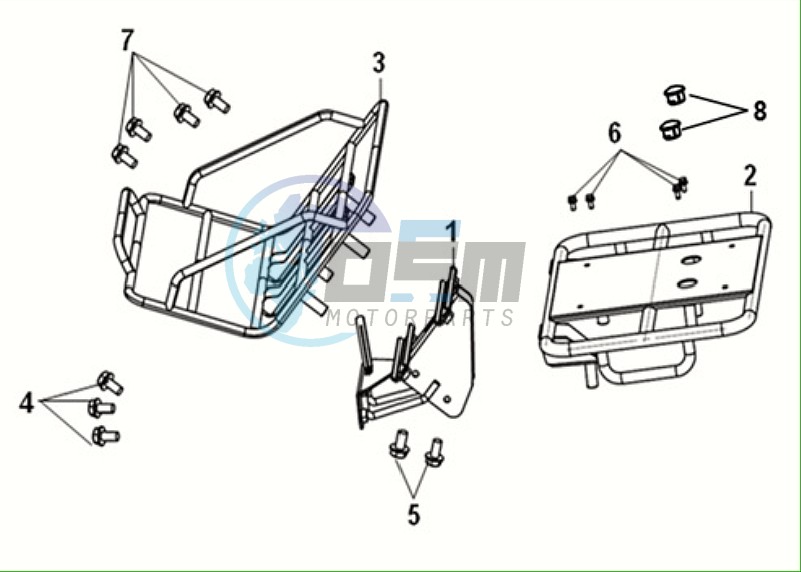 FRONT CARRIER - REAR CARRIER