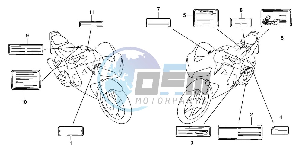 CAUTION LABEL (CBR125RW7)