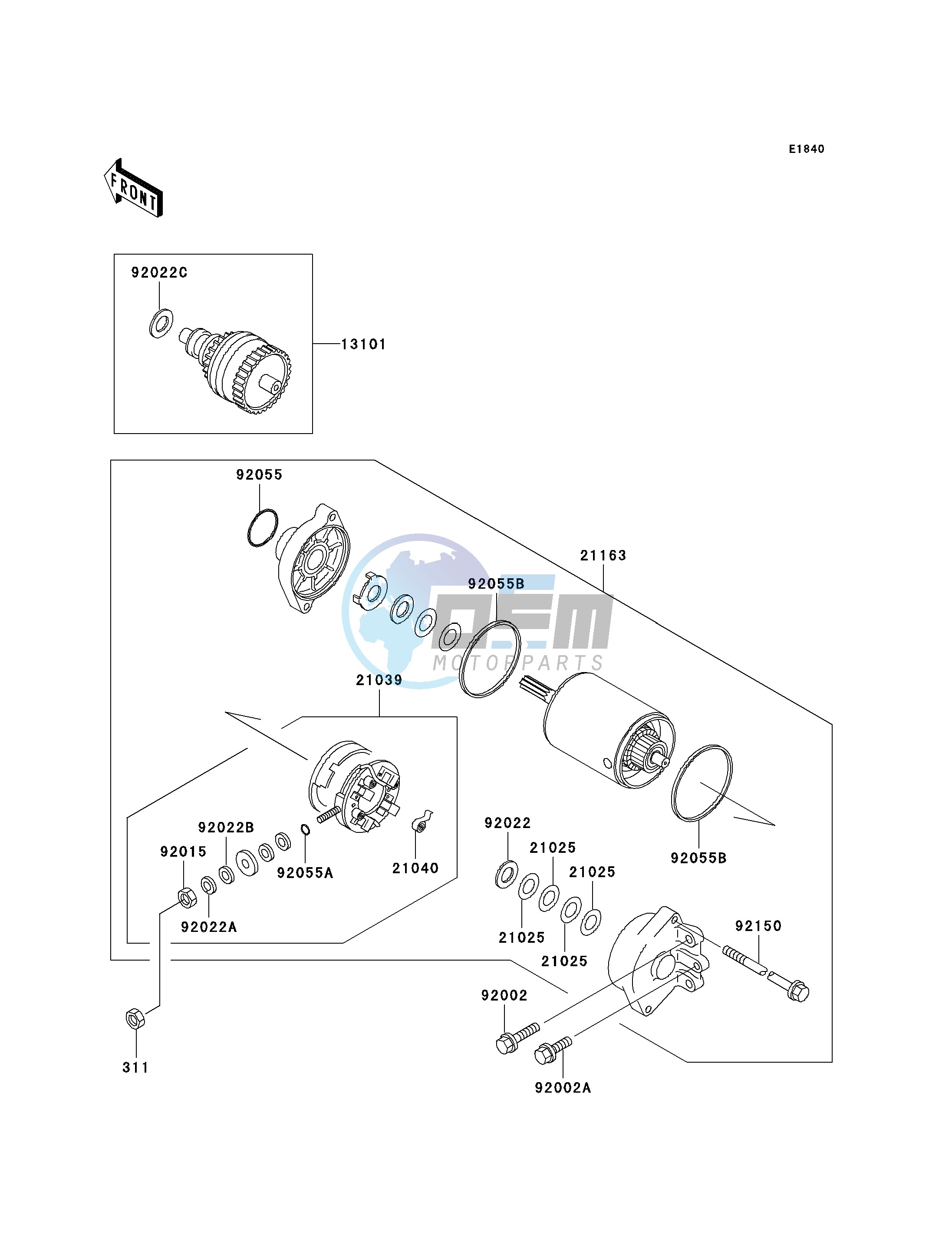 STARTER MOTOR