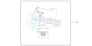 CBR1000RAA Europe Direct - (ED / ABS) drawing INDOOR BODY COVER HRC