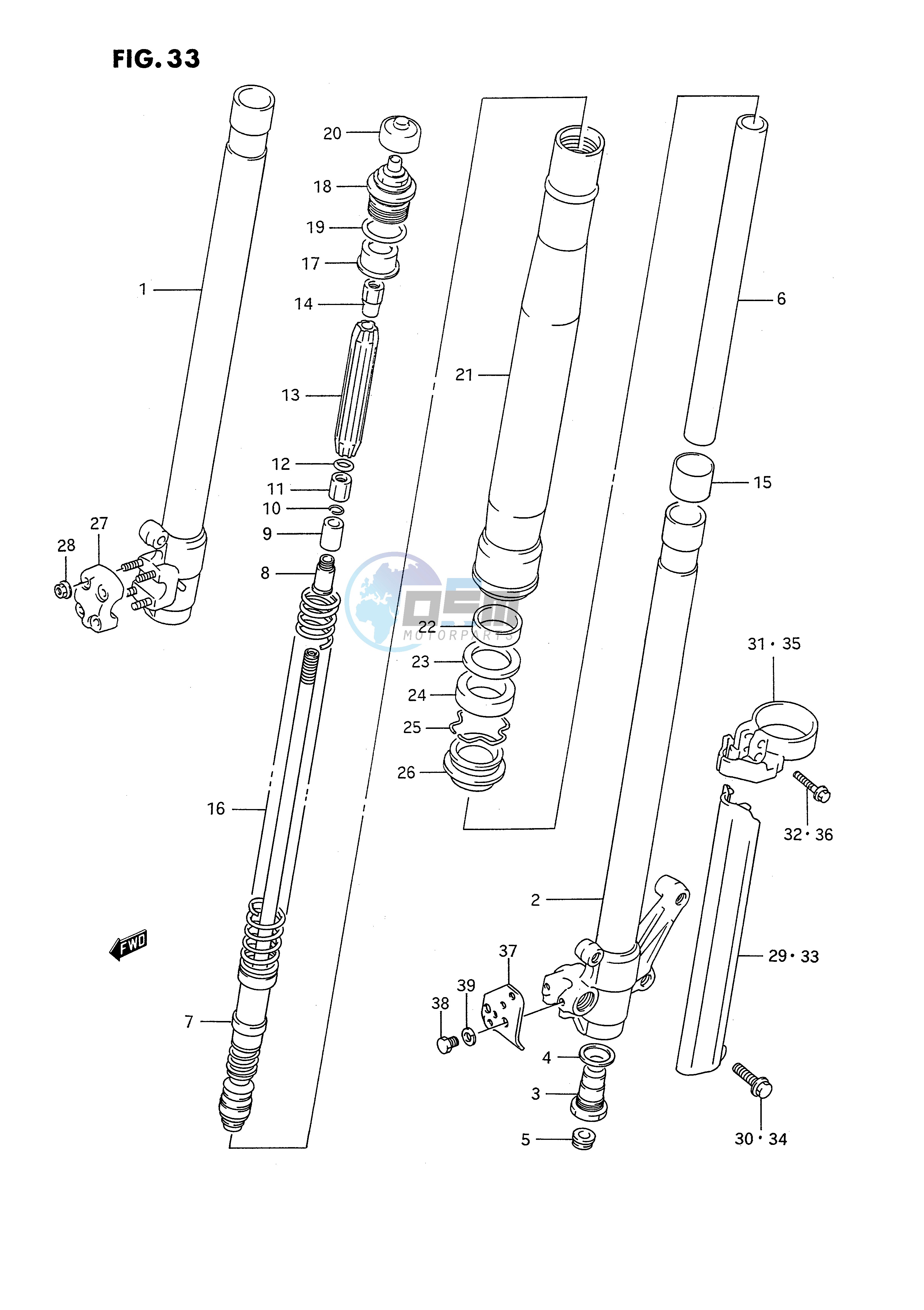 FRONT DAMPER (MODEL K)