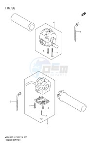 VLR1800 (E3-E28) drawing HANDLE SWITCH